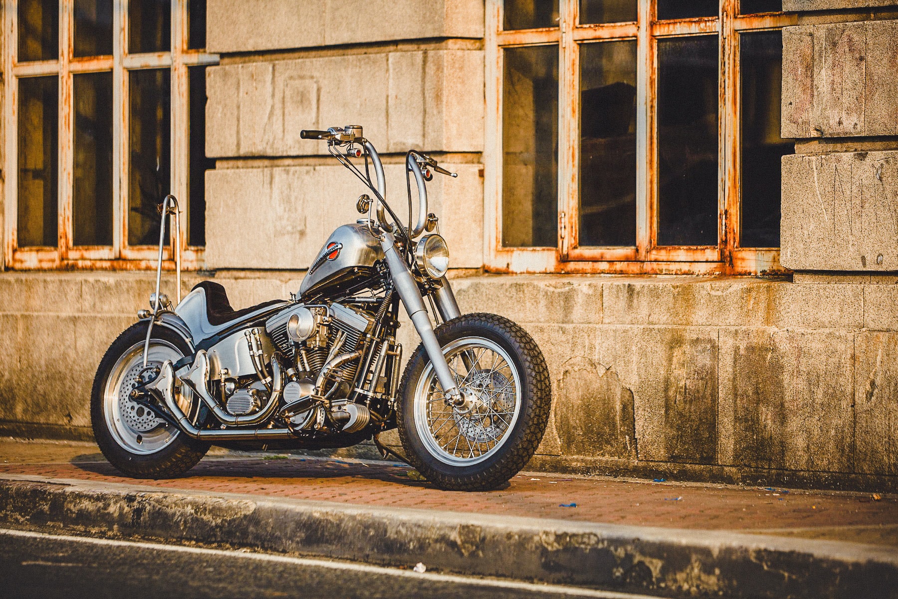 Custom Harley-Davidson Fat Boy Lies on the Fringes of True Chopper Territory